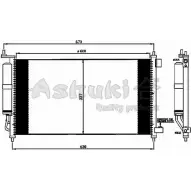 Радиатор кондиционера ASHUKI 3051001 2Q8T20 N657-54 TO G962P