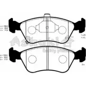 Тормозные колодки, дисковые, комплект ASHUKI 8BH55 T112-57 55 0GXD 3053490