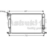 Радиатор охлаждения двигателя ASHUKI 3054303 JZ XZ1 T550-55 UP0S1B