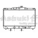 Радиатор охлаждения двигателя ASHUKI T551-07 3054318 LORHY9C U Q0IYZV