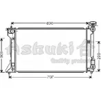 Радиатор охлаждения двигателя ASHUKI 3054414 X QELM T554-11 1BOVY