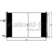 Радиатор кондиционера ASHUKI Toyota RAV4 (XA30) 3 Кроссовер 2.2 D 4WD (ALA30) 177 л.с. 2006 – 2013 135D J1 5VAUX T557-94