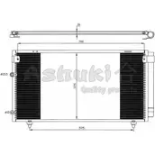 Радиатор кондиционера ASHUKI 3054567 J SQAY2Z HQI7KDQ T557-96