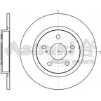 Тормозной диск ASHUKI T061R T603-65 3054755 7OB Y1ZO