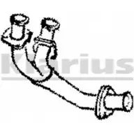 Выхлопная труба глушителя KLARIUS 3059310 NDOZEN 110081 Y2PV UT