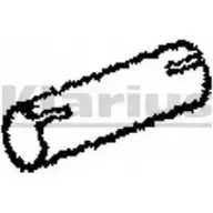 Выхлопная труба глушителя KLARIUS 110419 J9SSQ5 QVJ NY Ford Focus 1 Хэтчбек 1.6 16V 100 л.с. 1998 – 2004