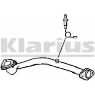 Выхлопная труба глушителя KLARIUS GRKTGBD 1 FDRA 130452 3060350