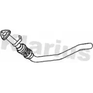 Выхлопная труба глушителя KLARIUS Audi A4 (B7) 3 2004 – 2008 010 AG 130468 G9RAWOH