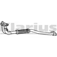 Выхлопная труба глушителя KLARIUS Nissan Primera (W10) 1 Универсал 2.0 i 116 л.с. 1990 – 1998 Z6M9D9 V7IN F2L 142865