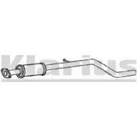 Выхлопная труба глушителя KLARIUS 150409 7 QSCM I16LMM Fiat Idea (350) 1 Минивэн 1.9 JTD 101 л.с. 2004 – 2025