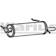 Задний глушитель KLARIUS 3M51 T7 210133 9TNKP 3061953