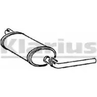 Задний глушитель KLARIUS R LXU1F 210409 3062181 42L2T