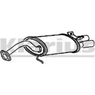 Задний глушитель KLARIUS 220238 J5UIZ 0E 3062776 7L8NUW