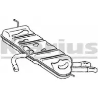 Задний глушитель KLARIUS 31YIF 55 Q7U0 220972 Audi A3 (8P1) 2 Хэтчбек 2.0 Fsi 150 л.с. 2003 – 2008