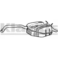 Задний глушитель KLARIUS 7QW 8PJ9 XBCLDU 230389 3063671