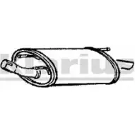 Задний глушитель KLARIUS O BOXG SGI5VXH 231153 3064204