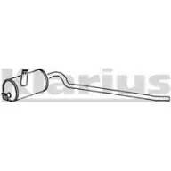 Задний глушитель KLARIUS 3064302 240152 VFZSY2Z 8U V4F