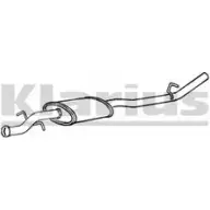 Резонатор KLARIUS W7GCVA Renault Kangoo (FC) 1 Фургон 1.9 dTi (FC0U) 80 л.с. 2000 – 2024 CA Y0RMA 240768