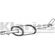 Резонатор KLARIUS RL GT62U GHCN1 240789 Renault Kangoo (FC) 1 Фургон 1.9 dTi (FC0U) 80 л.с. 2000 – 2024