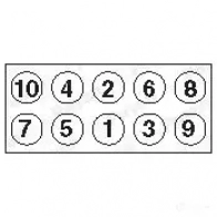 Комплект болтов ГБЦ PAYEN HBS043 D ZXIRG 1177540 - Изображение 6