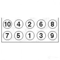 Комплект болтов ГБЦ PAYEN 1177705 M H3P1 HBS316 - Изображение 6