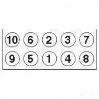 Комплект болтов ГБЦ PAYEN 1177716 HBS362 Z NUFA1J - Изображение 2