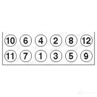 Комплект болтов ГБЦ PAYEN H6Z LCG HBS358 Ford KA 1 (CCQ, RB) Хэтчбек 1.3 i 70 л.с. 2002 – 2008