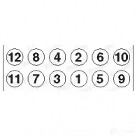 Комплект болтов ГБЦ PAYEN HBS185 UGSY 2K 1177621 - Изображение 2
