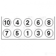 Комплект болтов ГБЦ PAYEN 1177730 DFUSAF 8 HBS382 - Изображение 2