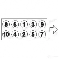 Комплект болтов ГБЦ PAYEN HBS497 1177805 K DGSCJ - Изображение 2