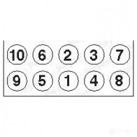 Комплект болтов ГБЦ PAYEN 1177776 HBS459 Z4DV SV8 - Изображение 2