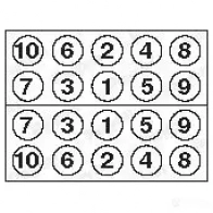 Комплект болтов ГБЦ PAYEN 2YN 6KZD HBS452 1177771 - Изображение 2