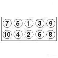 Комплект болтов ГБЦ PAYEN AT44I 7U HBS434 1177760 - Изображение 2