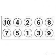 Комплект болтов ГБЦ PAYEN E Y9QLW HBS282 1177674 - Изображение 2