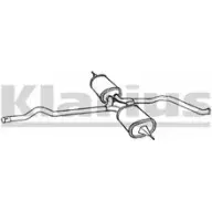 Резонатор KLARIUS 6FM70H W9TG F 260436 Audi 80 (B4, 8C5) 4 Универсал 2.0 E 16V 140 л.с. 1993 – 1996