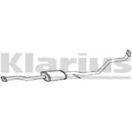 Резонатор KLARIUS 260936 T8B RM6 QVNDIO Kia Rio 1 (DC) Седан 1.5 16V 98 л.с. 2000 – 2005