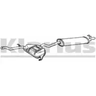 Задний глушитель KLARIUS 270367 J S6OTU 3066486 WMCUP