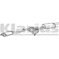 Задний глушитель KLARIUS 270391 RAC4Y 3066507 Q K2CRK