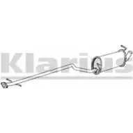 Резонатор KLARIUS Ford Transit Connect 1 (C170) 2002 – 2020 2DIG 07 270593 ULOPB6K
