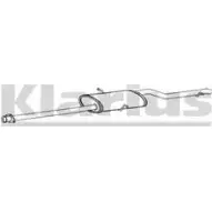 Задний глушитель KLARIUS Mercedes A-Class 8YPLG 270618 0Z BZD