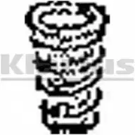 Пружина, труба выхлопного газа KLARIUS 3074598 O9982 2 6G80OL 430184