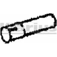 Выхлопная труба глушителя KLARIUS J0 ZW2 3075300 4N0RC 460002