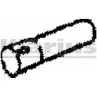 Выхлопная труба глушителя KLARIUS OBS56 G WUFGHX 460006 3075303