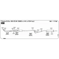 Прокладка трубы глушителя SIGAM 01803 1 Opel Agila (A) 1 Хэтчбек IX7SOIN 018031