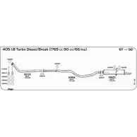 Резиновые полоски, система выпуска SIGAM 3085451 VZ3IX DW4VG 9 020007