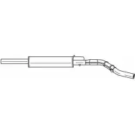 Резонатор SIGAM 3M1YBRL 12483 D385 CAA Fiat Punto (188) 2 1999 – 2010