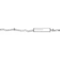 Задний глушитель SIGAM 84CAV0I Fiat Tempra (159) 2 Универсал 13604 2FLN HXU