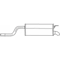 Задний глушитель SIGAM 13690 1369 0 Fiat Grande Punto (199) 1 Хэтчбек 1.4 16V 95 л.с. 2005 – 2025 JSX4JZ