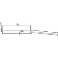 Задний глушитель SIGAM 0BX1YT 206 47 20647 Citroen Xsara 1 (N2) Универсал 1.8 D 58 л.с. 1997 – 2000