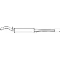 Задний глушитель SIGAM Seat Toledo (1L) 1 Хэтчбек 1.8 16V 133 л.с. 1991 – 1999 BU PU6DZ 9K0JZLJ 22616